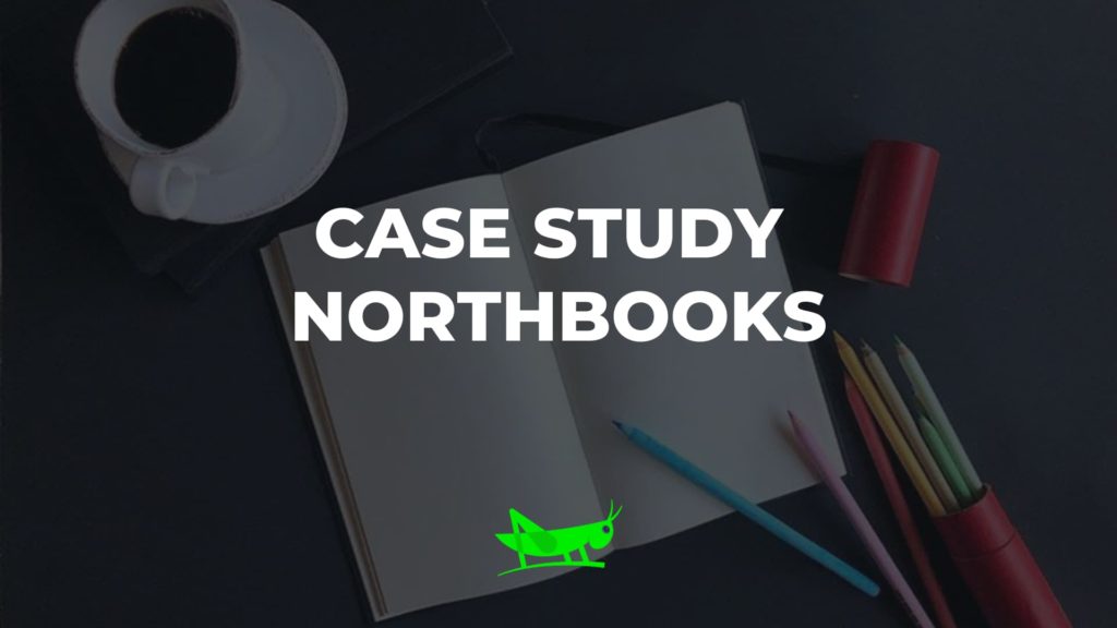 case study - northbooks - front page