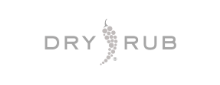 dry rub logo - greyscale